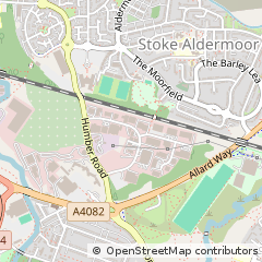Map of Coventry, West Midlands