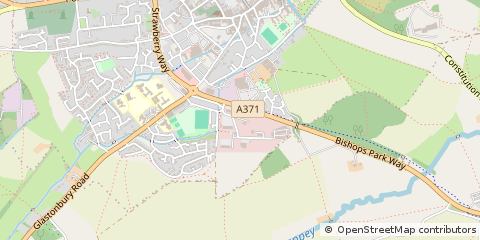 Map of Wells, Somerset