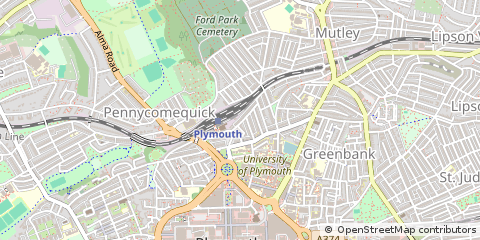 Map of Plymouth
