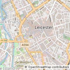 Map of Leicester