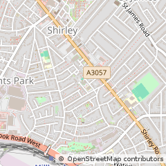 Map of Southampton, Hampshire