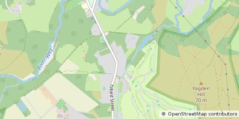 Map of Tilford Farnham, Surrey