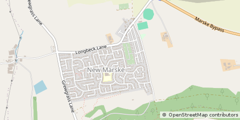 Map of Redcar, Cleveland