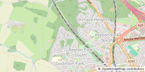Map of Ashford, London