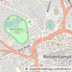Map of Wolverhampton, West Midlands