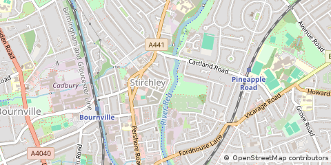 Map of Birmingham