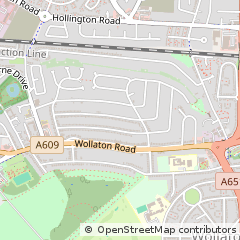 Map of Nottingham, Nottinghamshire
