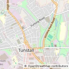 Map of Stoke on Trent, West Midlands