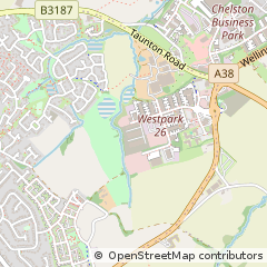 Map of Wellington, Somerset