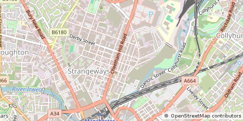 Map of Manchester