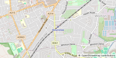 Map of Hounslow