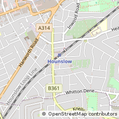 Map of Hounslow