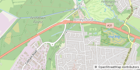 Map of Ferndown