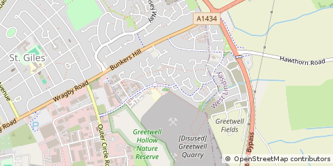 Map of Lincoln