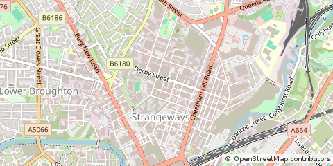 Map of Manchester