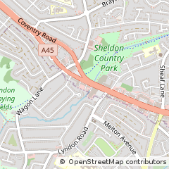Map of Birmingham, West Midlands