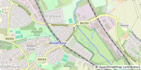 Map of Sheffield