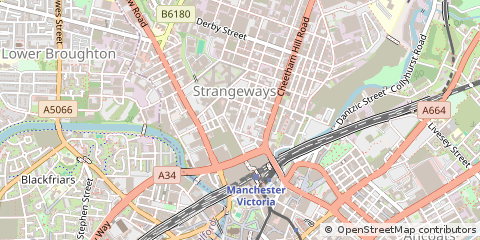 Map of Manchester