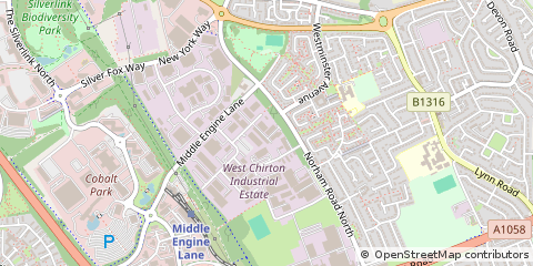 Map of North Shields