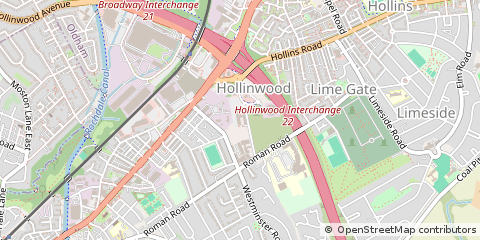 Map of Oldham