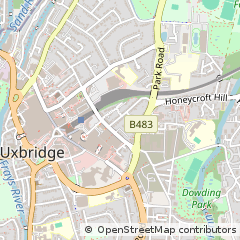 Map of Uxbridge