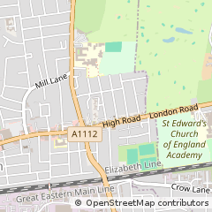 Map of Romford