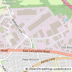 Map of ST Helens, Merseyside