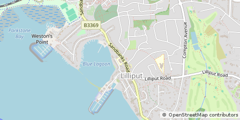Map of Poole, Dorset