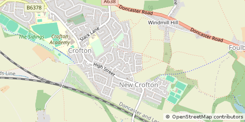 Map of Wakefield