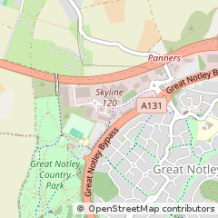 Map of Great Notley