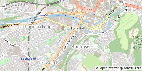 Map of Huddersfield