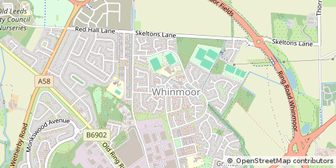 Map of Leeds