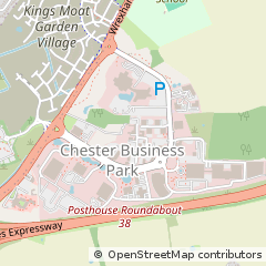 Map of Chester, Cheshire