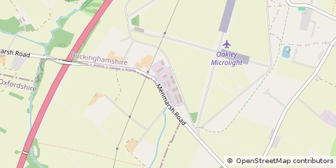 Map of Worminghall, Buckinghamshire