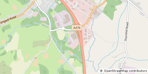 Map of Llanelli, Carmarthenshire