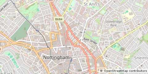 Map of Nottingham
