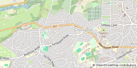 Map of Sheffield