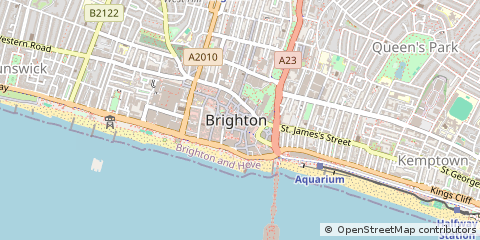 Map of Brighton, East Sussex
