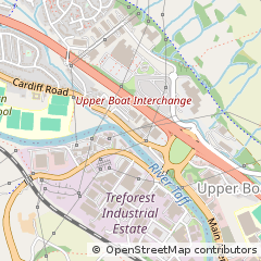 Map of Pontypridd