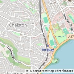 Map of Torquay, Devon