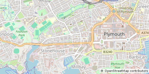 Map of Plymouth