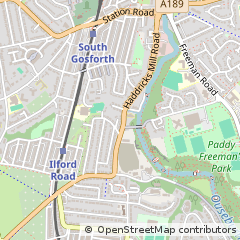 Map of Newcastle Upon Tyne