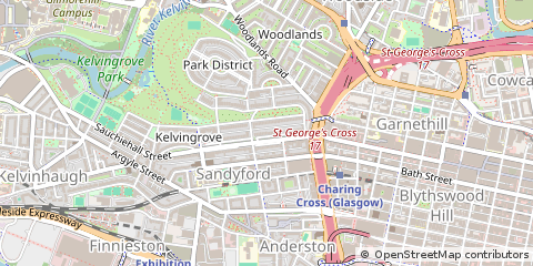 Map of Glasgow