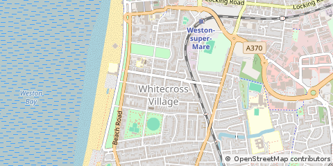 Map of Weston-Super-Mare, Avon