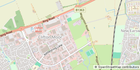 Map of York, North Yorkshire
