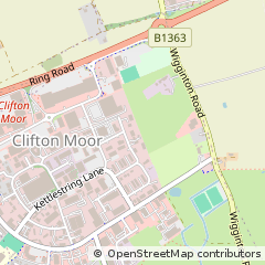 Map of York, North Yorkshire