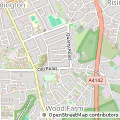 Map of Oxfordshire, Headington