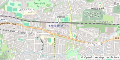 Map of Glasgow\