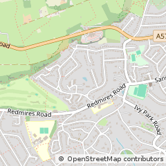 Map of Sheffield, South Yorkshire