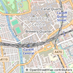 Map of Cardiff